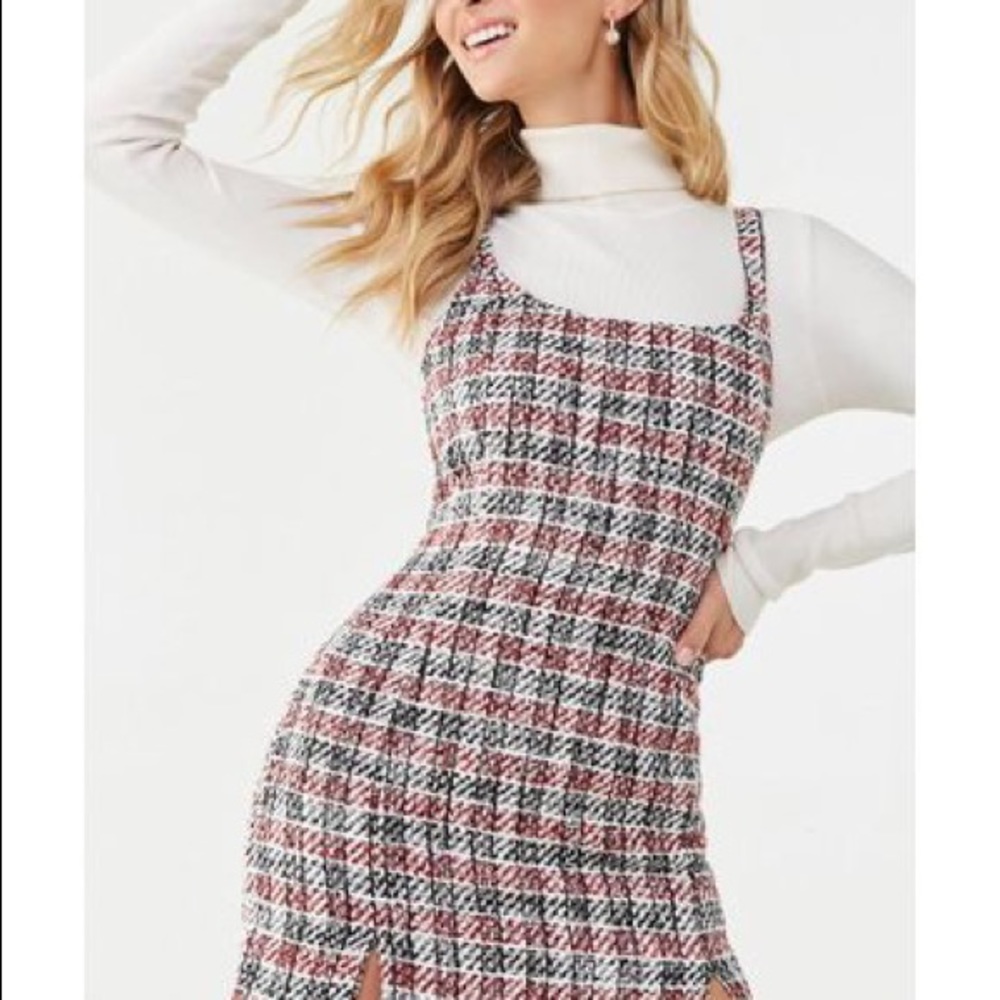 FOREVER 21 | Tweed Plaid Dress